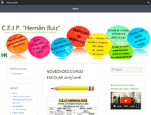 Tablet Screenshot of hernanruiz.com
